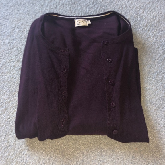 Super Soft Purple Cardigan - Picture 1 of 3